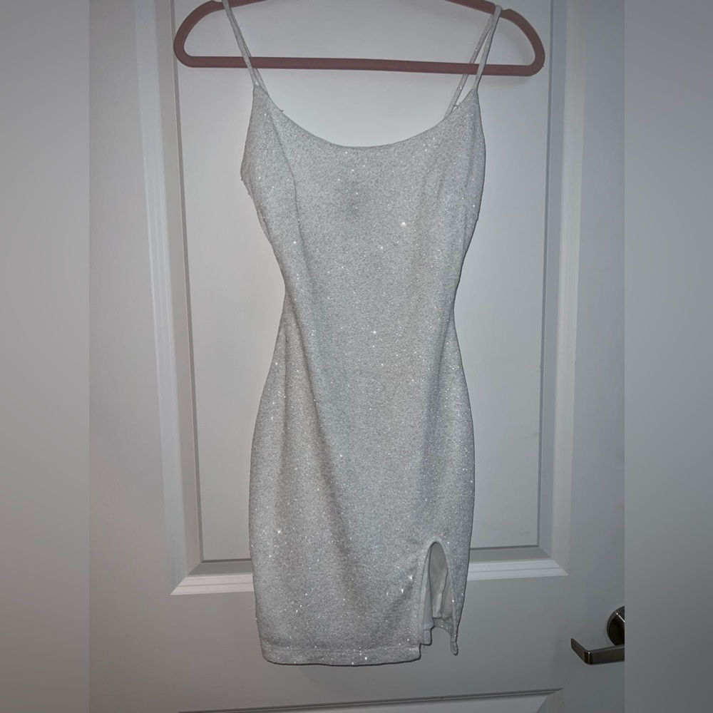 bridal rand new white sparkly dress